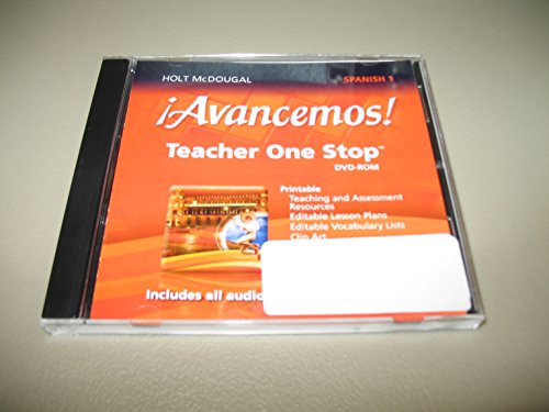 Â¡Avancemos! Teacher One Stop Planner DVD-ROM Level 1 2013