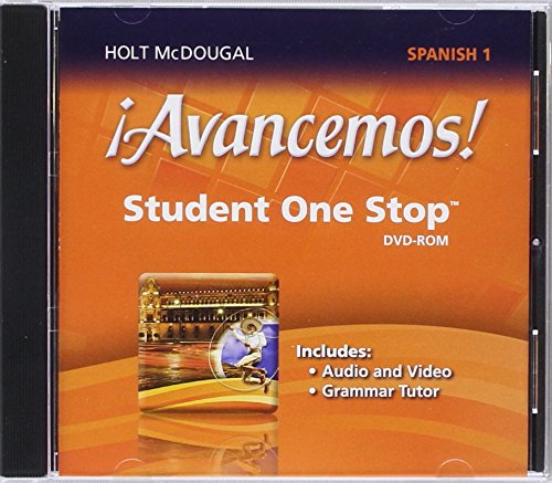 Â¡Avancemos! Student One Stop DVD-ROM Level 1 2013