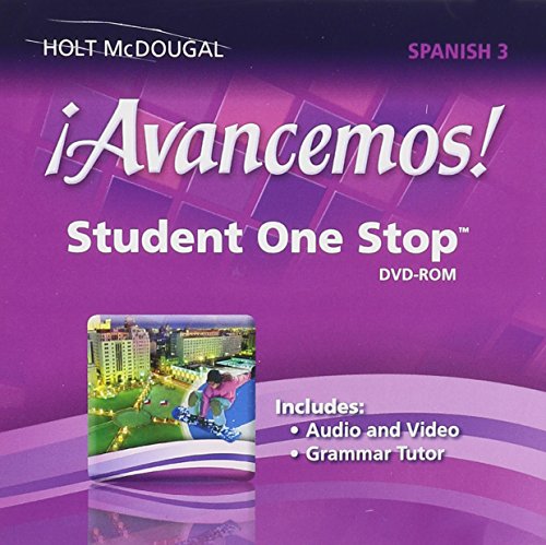 Â¡Avancemos! Student One Stop DVD-ROM Level 3 2013