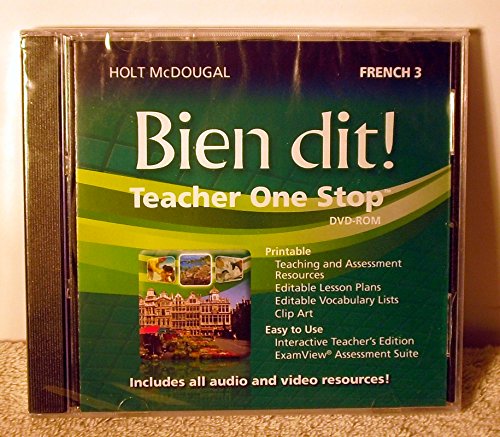 Bien dit! Teacher One Stop Planner DVD-ROM Level 3 2013