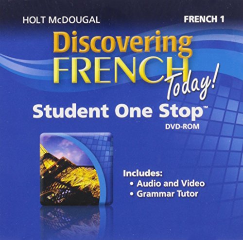 Holt McDougal Discovering French Today Student One Stop DVD-ROM Level 1 2013