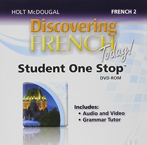 Holt McDougal Discovering French Today Student One Stop DVD-ROM Level 2 2013