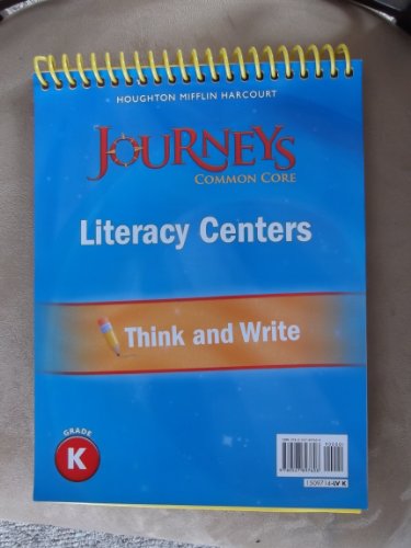 Houghton Mifflin Harcourt Journeys Literacy Center Think and Write Flip ChartGrade K