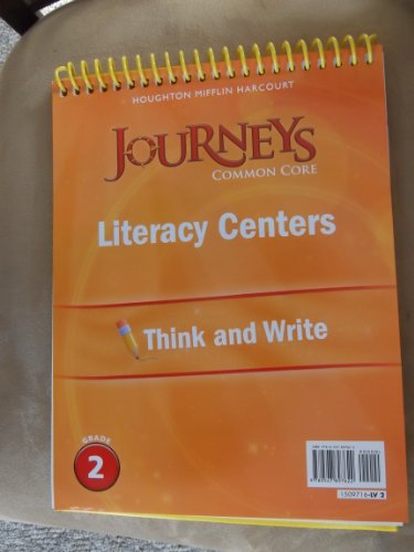 Houghton Mifflin Harcourt Journeys Literacy Center Think and Write Flip ChartGrade 2