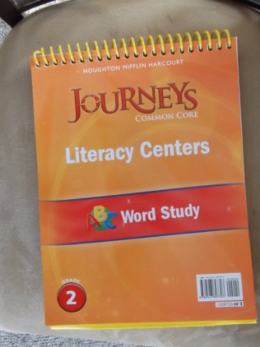 Houghton Mifflin Harcourt Journeys Literacy Center Word Study Flip Chart Grade 2