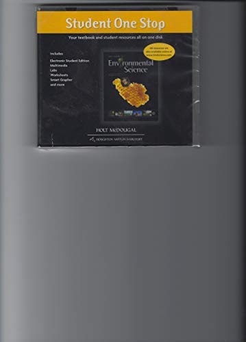Holt McDougal Environmental Science Student One Stop DVD-ROM