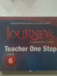 Houghton Mifflin Harcourt Journeys Teacher One-Stop DVD with Examview Grade 6