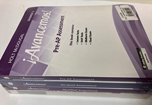 Â¡Avancemos! Differentiated Assessment Program Level 3