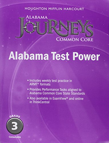 Houghton Mifflin Harcourt Journeys Alabama Test Prep Student Edition Grade 3