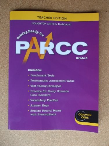 Houghton Mifflin Harcourt Math Common Core PARCC Test Prep TeacherEdition Grade 3