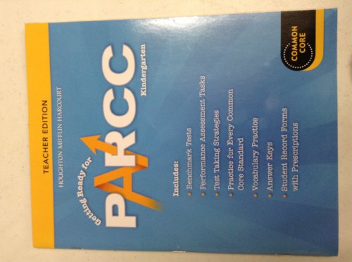 Houghton Mifflin Harcourt Math Common Core PARCC Test Prep TeacherEdition Grade K
