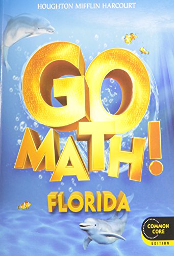 Houghton Mifflin Harcourt Go Math Florida Student Edition Grade K 2013