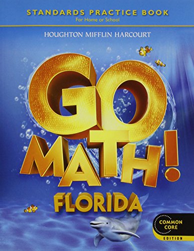 Houghton Mifflin Harcourt Go Math Florida Practice Book Grade K