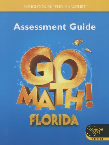 Houghton Mifflin Harcourt Go Math! Florida Assessment Guide Grade K