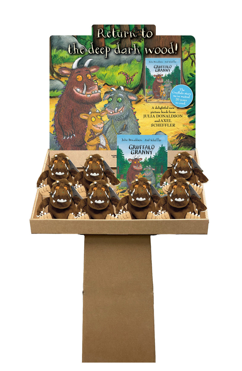 Gruffalo Granny 8-Copy Floor Display w/ Plush