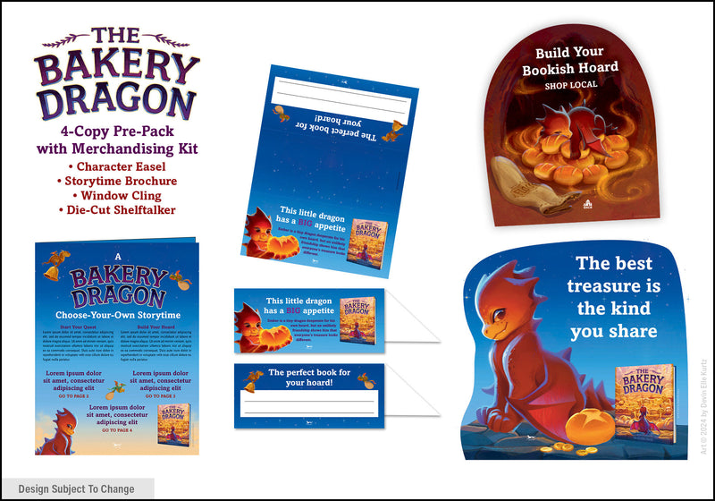 The Bakery Dragon 4-Copy Pre-Pack with Merchandising Kit