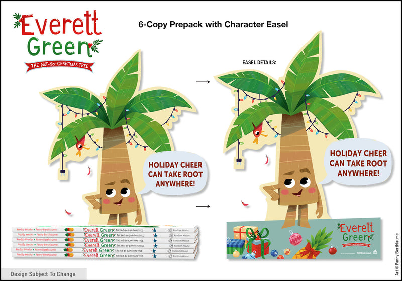 Everett Green The Not-So-Christmas Tree 6-Copy Prepack with Character Easel Fall 2024