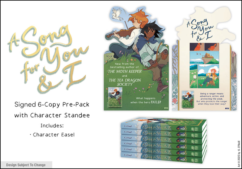 A Song for You and I Signed 6-Copy Pre-Pack with Character Standee