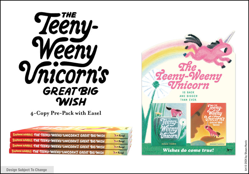 The Teeny-Weeny Unicorn's Big Wish 4-Copy Pre-Pack with Easel