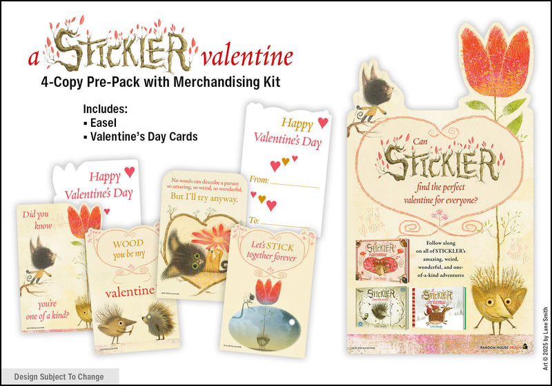 A Stickler Valentine 4-Copy Pre-Pack with Merchandising Kit