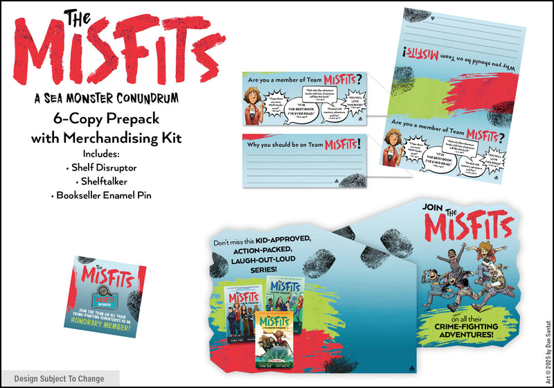 The Misfits: A Sea Monster Conundrum 6-Copy Pre-Pack with Merch Kit