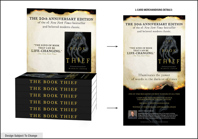 The Book Thief 20th Anniversary 6-Copy Pre-pack with L-Card