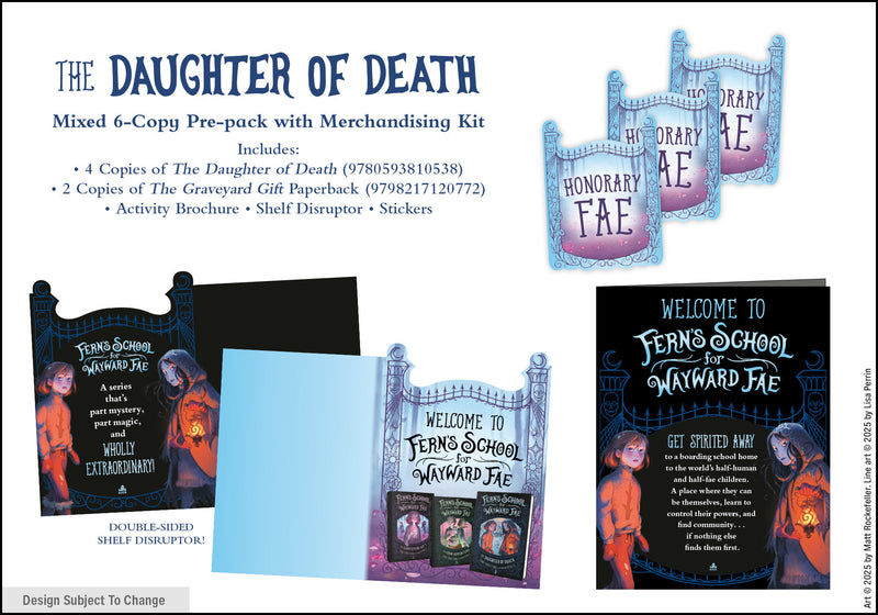 The Daughter of Death Mixed 6-Copy Pre-Pack with Merchandising Kit