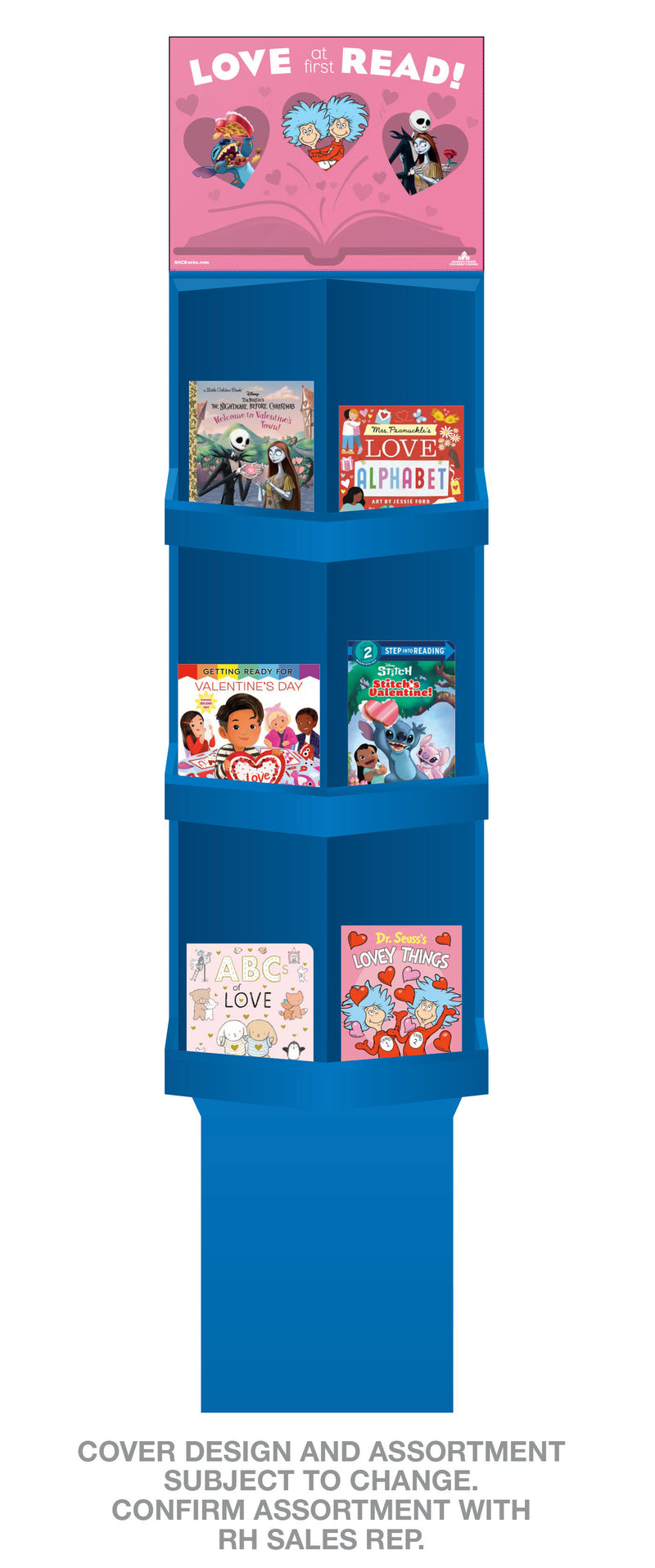 SEASONAL Valentine's Day 36-Copy Floor Display Spring 2026