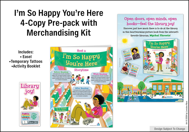 I'm So Happy You're Here 4-Copy Pre-Pack with Merchandising Kit