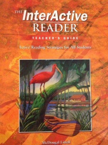 The InterActive Reader: Active Reading Strategies for All Students, Teacher's Guide (The Language of Literature) [Paperback] Unknown