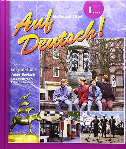 Auf Deutsch!: Student Edition Level 1 Level 1-Eins 2001 [Hardcover] HOLT MCDOUGAL