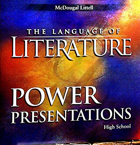 McDougal Littell Language of Literature: Power Presentations Grades 9-12 [Textbook Binding] MCDOUGAL LITTEL