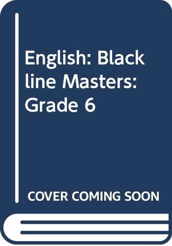English: Blackline Masters: Grade 6 [Ring-bound] Houghton Mifflin