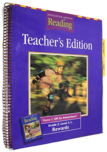 Houghton Mifflin Reading, Teacher's Edition, Theme 1: Off to Adventure! (Theme 1: Off to Adventure! Grade 3) [Spiral-bound] Pikulski Cooper
