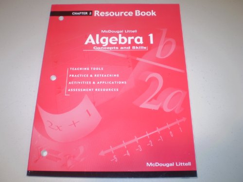 Algebra 1: Concepts and Skills: Resource Book Chapter 2 [Paperback] McDougal Littell