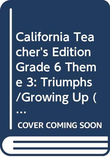 Houghton Mifflin Reading California: Teach Ed Level 6 Thm 3 2003 (Houghton Mifflin Reading : A Legacy of Literacy) [Spiral-bound] HOUGHTON MIFFLIN