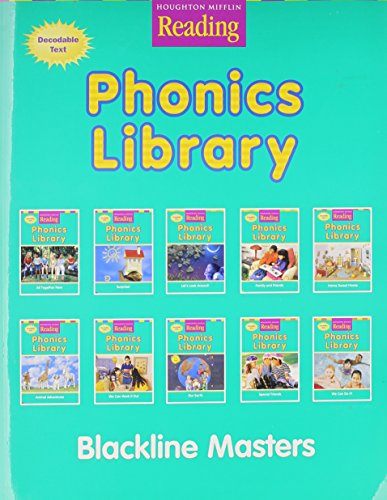 Houghton Mifflin Phonics Library (blackline masters) [Paperback] houghton mifflin