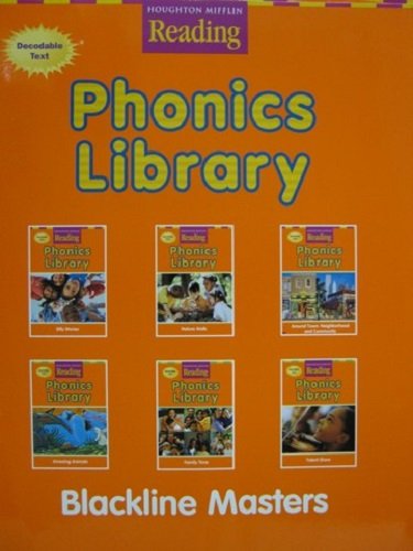 Houghton Mifflin Reading: The Nation's Choice: Phonics Library Blackline Masters Grade 2 [Paperback] Hougton Mifflin