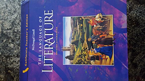 British Literature California Teacher's Edition (The Language of Literature) [Hardcover] unknown author