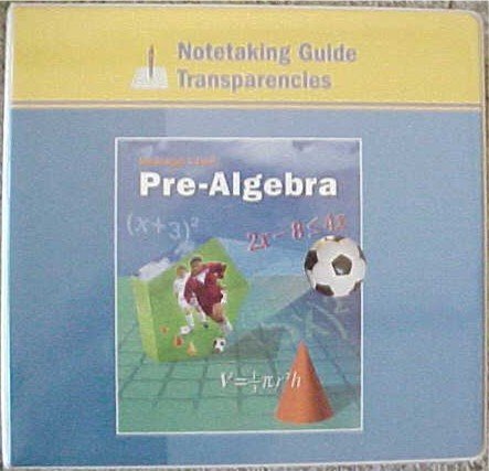 McDougal Littell Pre-Algebra: Notetaking Guide Transparencies [Ring-bound] Ron Larson