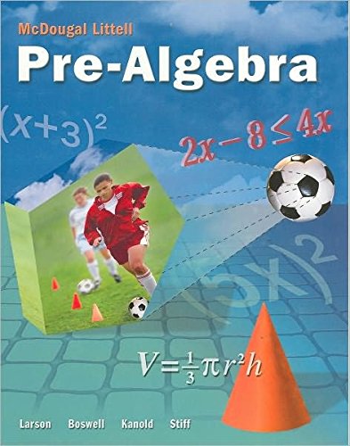 McDougal Littell Pre-Algebra: Answer Transparencies for Checking Homework [Film] McDougal Littell