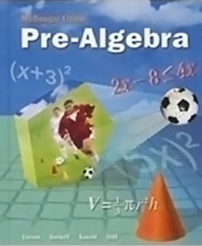 McDougal Littell Pre-Algebra: Chapter Test Reviews &Teacher's Edition (English-Spanish) [Paperback]