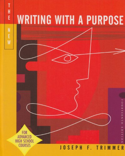 Writing With A Purpose Ap Version 14th Edition Trimmer, Joseph F.
