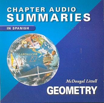 Geometry Chapter Audio Summaries CD (Mcdougal Littell High School Math) (Spanish Edition) Mcdougal Littel