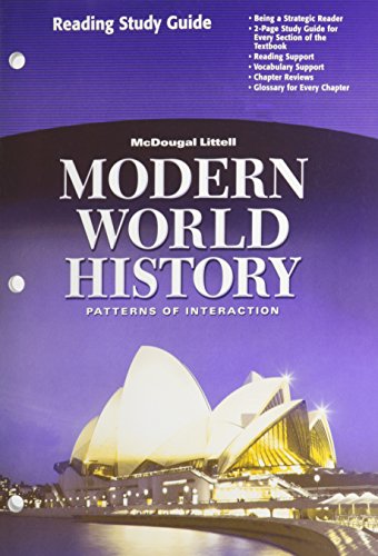 Modern World History: Patterns of Interaction: Reading Study Guide (English) [Paperback] MCDOUGAL LITTEL