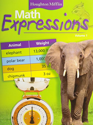 Math Expressions Student Activity Book, Volume 1 Grade 3