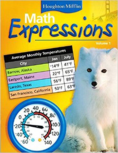 Math Expressions Student Edition (Consumable), Volume 1 Level 4