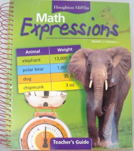 Math Expressions Teacherâ€™s Guide (2 volumes) Grade 3
