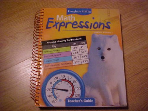 Math Expressions Teacher Edition Level 4 VoLevel 1 2006