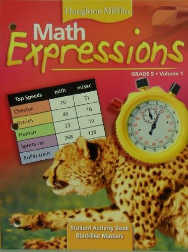 Math Expressions Pupil Ed Blm Lvl 5 Vol1